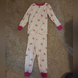 Cocomoon 12 - 18 Months Pajama Set Girls Pink Plumeria